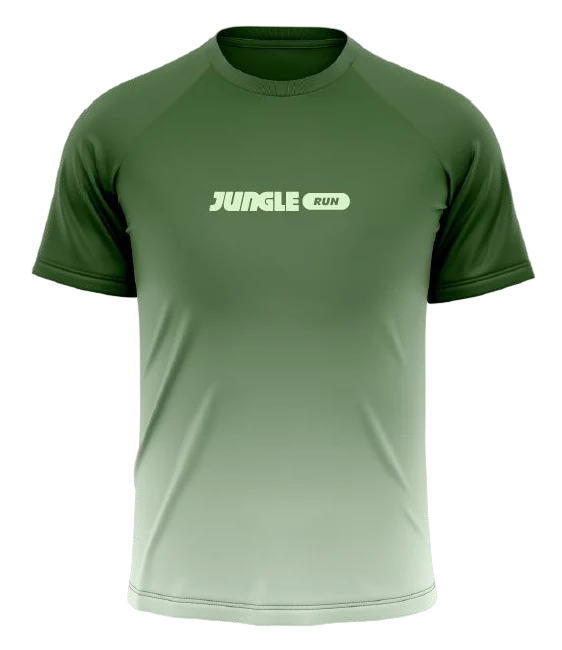 Camiseta verde Jungle Run